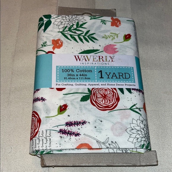 Waverly Inspirations Other - Waverly Inspirations Floral  Fabric 1 Yard - 100% Cotton